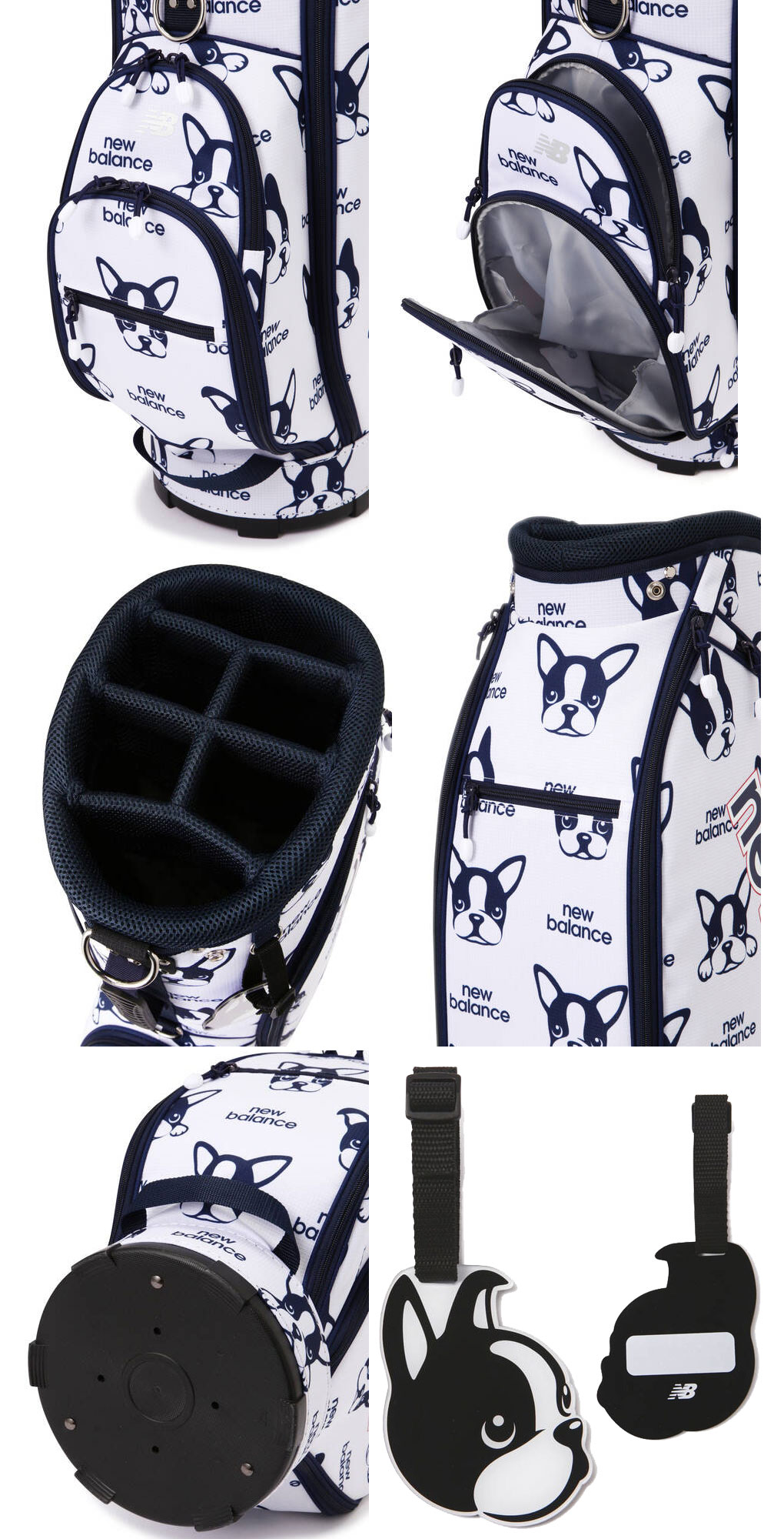 楽天市場】ニューバランス ボストンテリア キャディバッグ 8.5型 012