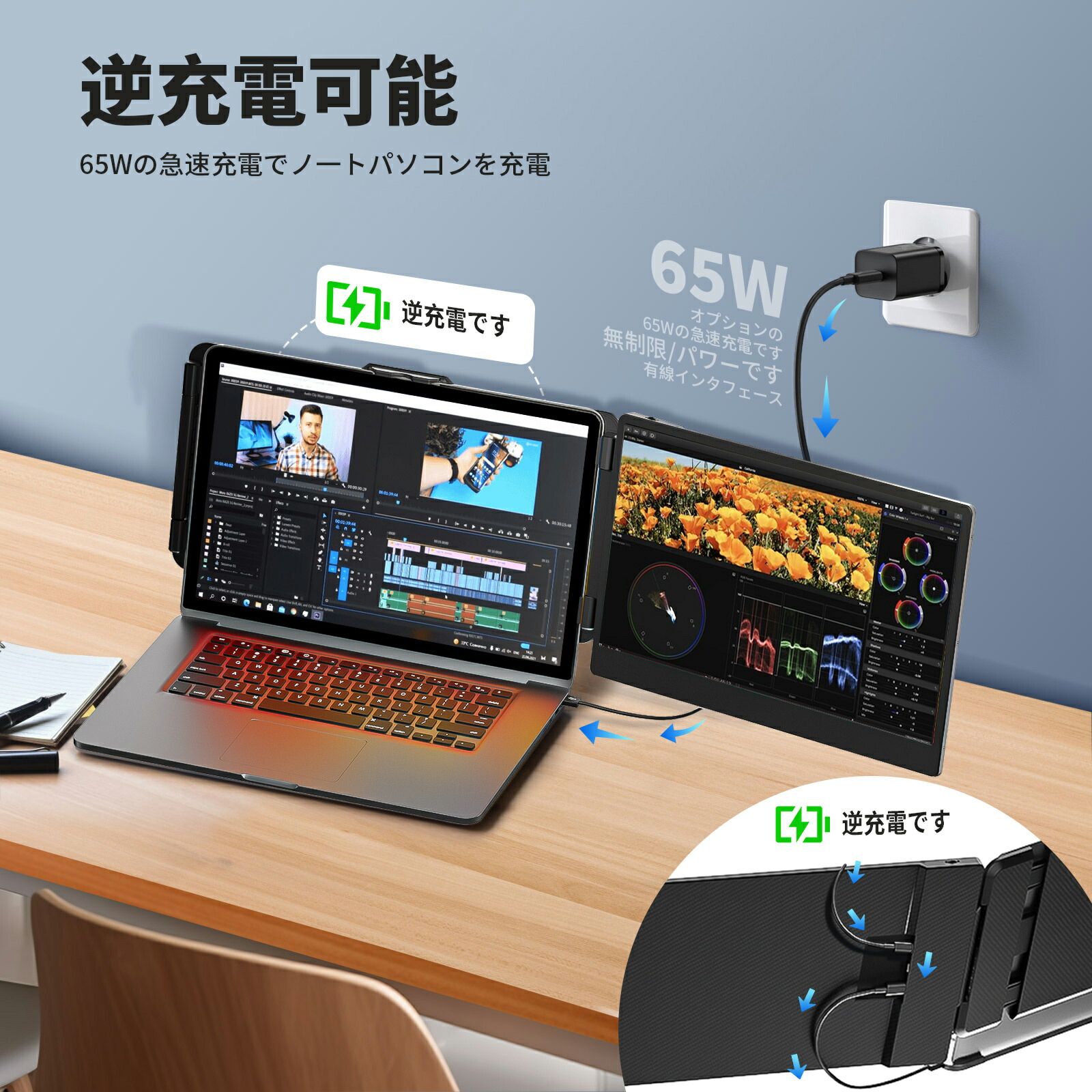 楽天市場】【SSサーチ限定 30％OFF】デュアルモニター モバイル