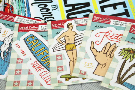 楽天市場】ステッカー サーフィン アメリカン 車 アウトドア スーツ
