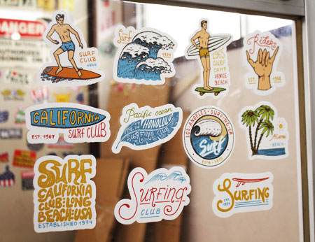 楽天市場】ステッカー サーフィン アメリカン 車 アウトドア スーツ