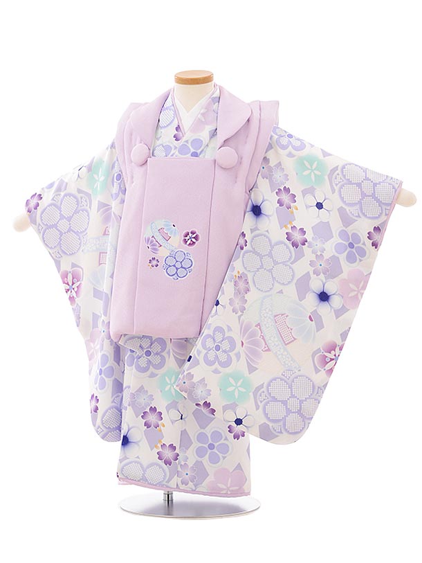 楽天市場】七五三 着物 3歳 レンタル 七五三 3歳 被布 セット 3914