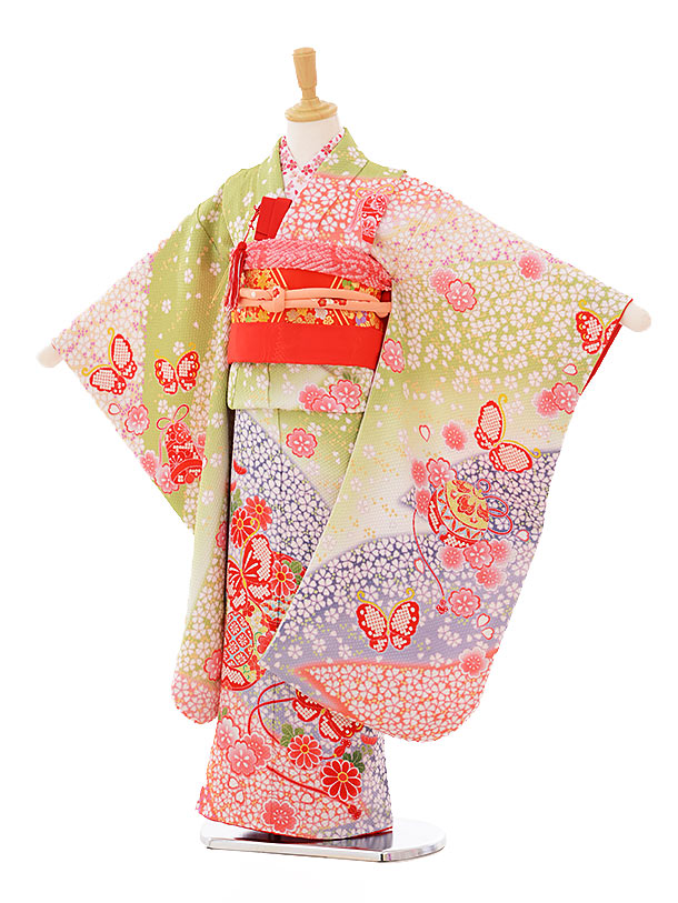 楽天市場】蝶（七五三7歳）（着物セット｜和服）：キッズファッション