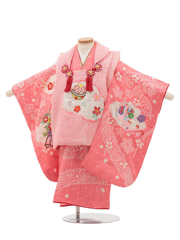 楽天市場】七五三 着物 3歳 レンタル 七五三 3歳 被布 セット 4543