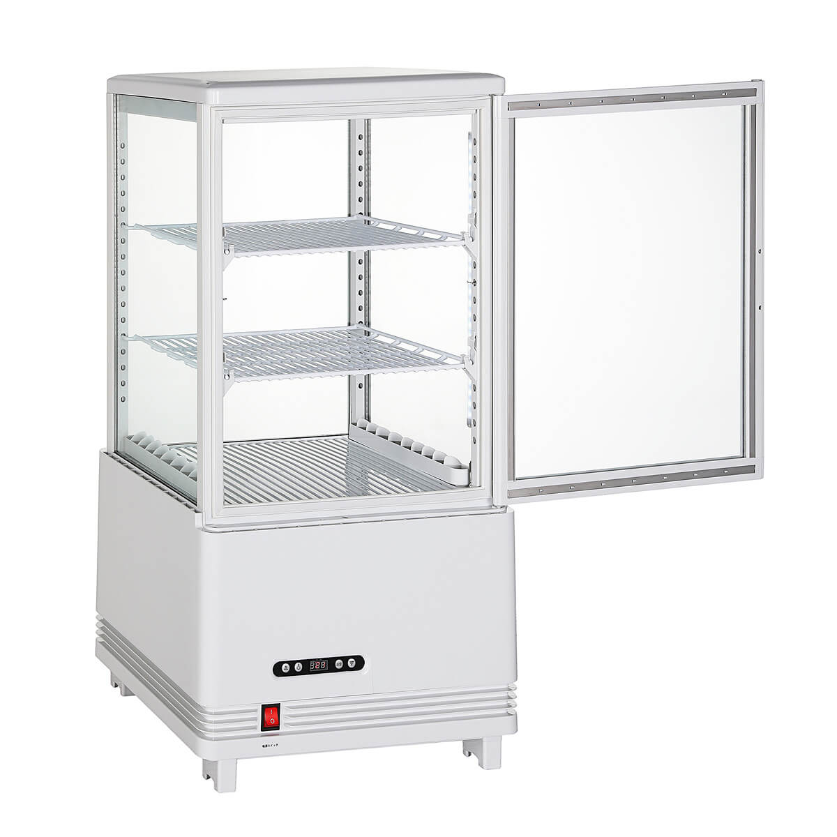 楽天市場】【春分セール！】 60L 白 4面ガラス 冷蔵ショーケース 卓上