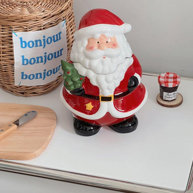 楽天市場】サンタクロース 装飾 置物 飾り 小物入れ 雑貨 陶器 小物