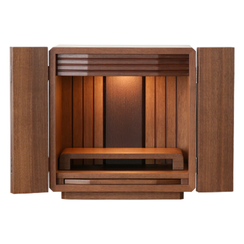 楽天市場】仏壇 クルミタモ 14号 仏壇仏具セット ミニ仏壇 モダン仏壇