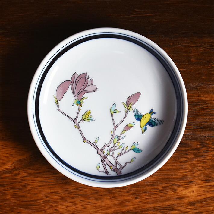 楽天市場】和の器 中皿 セット（ 径約 14cm ） 花鳥絵変り（ 和食器