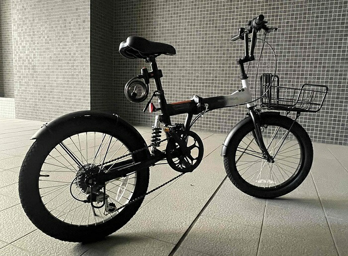楽天市場】折りたたみ自転車 20インチ セミ ファットバイク 自転車