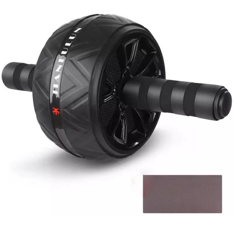 楽天市場】腹筋ローラー 膝マット付き アブローラー 一輪タイプ