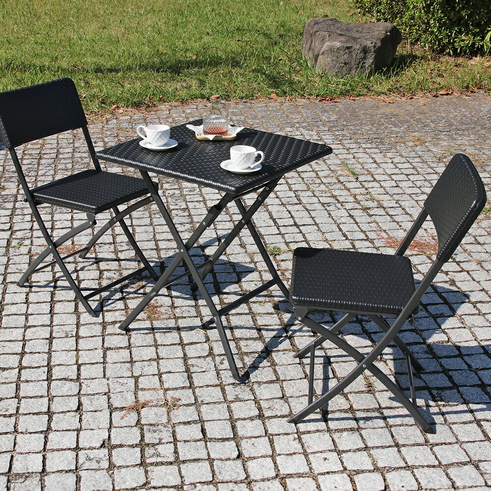 楽天市場】ガーデンテーブルセット 2人用 3点 ガーデン テーブル