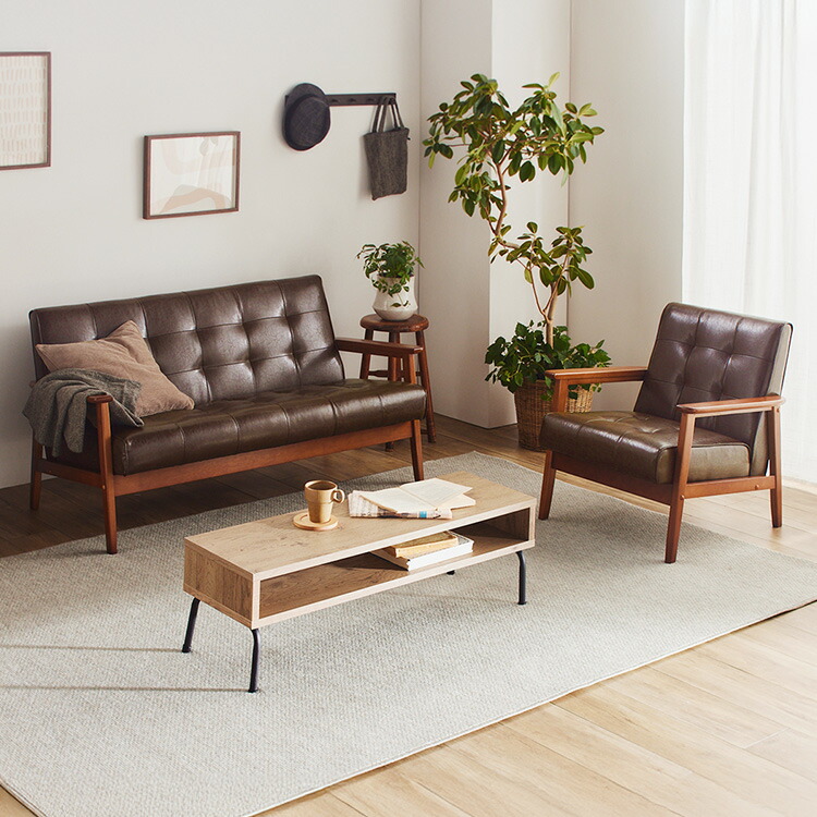 楽天市場】《激熱商品》 【AR対応】ソファー 一人用 一人掛け レザー調