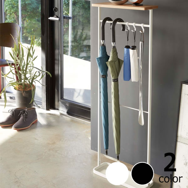 楽天市場】山崎実業（ヤマザキジツギョウ）天板引っ掛け傘立て TOWER