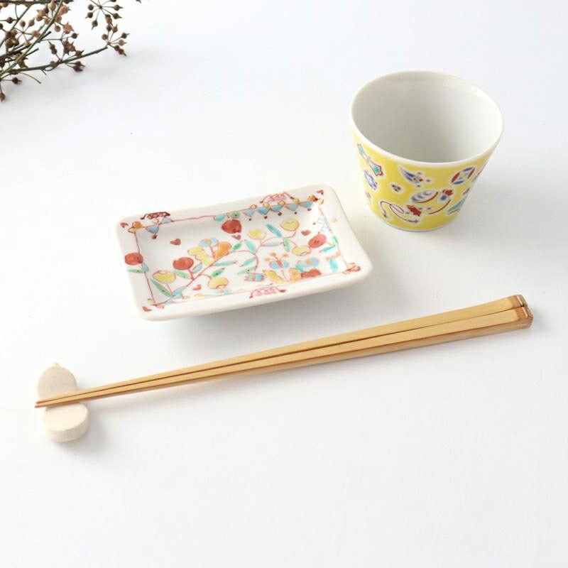 楽天市場】【10％OFFクーポン】九谷焼 長角小皿 花更紗 磁器 銀舟窯 豆