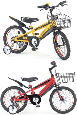楽天市場】HUMMER ハマー補助輪付き子供用16インチ自転車BMXスタイル