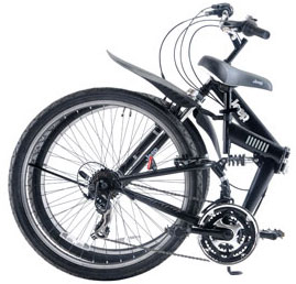 楽天市場】JEEP ジープWサス搭載26インチ折りたたみ自転車ブラック