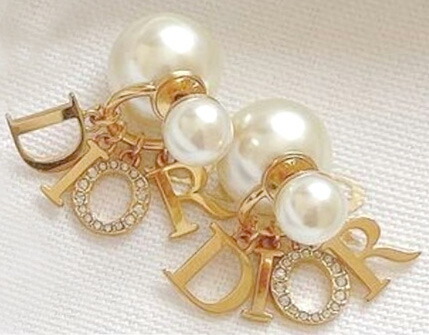 楽天市場】Christian Dior ピアスクリスチャンディオールシルバー