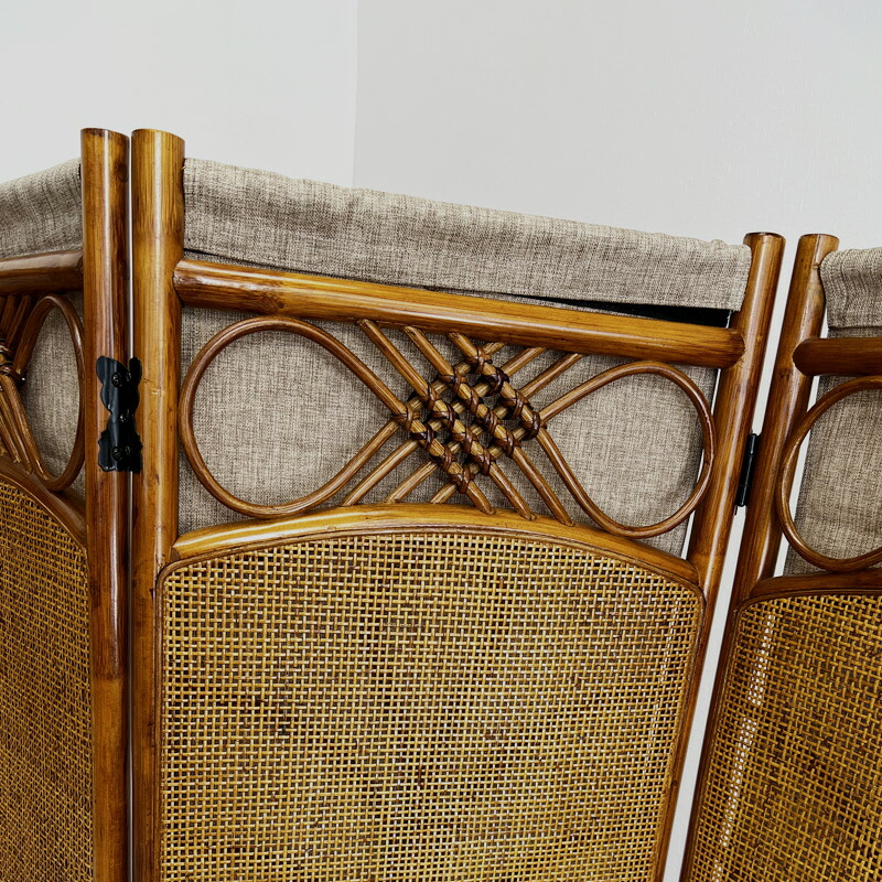 楽天市場】ラタン 衝立 パーテーション スクリーン 間仕切り 目隠し