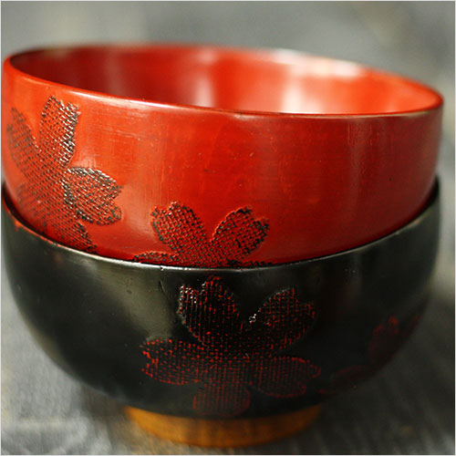 楽天市場】【2点で5％OFFクーポン配布中】 お椀 木製 赤黒全2種 汁椀