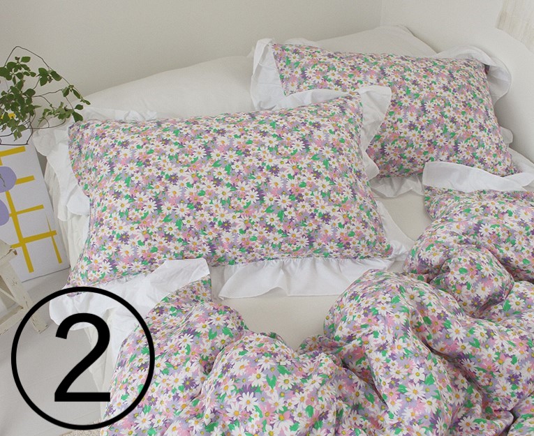 楽天市場】花柄 枕カバー 3色 74cm×48cm レース 白 ホワイト ピンク