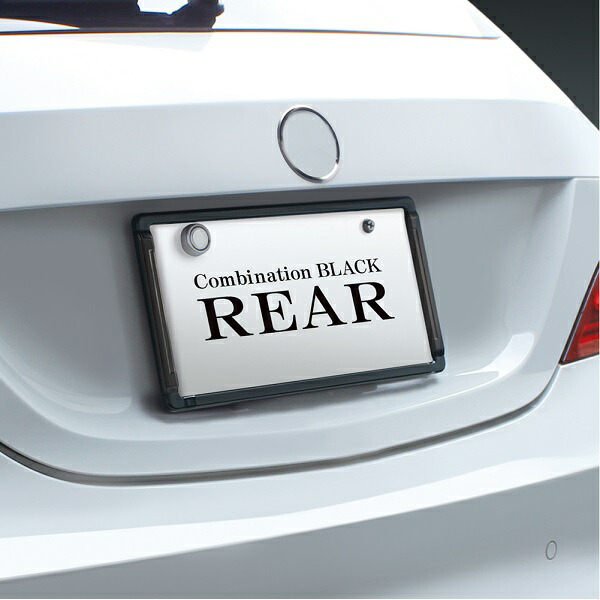 楽天市場】槌屋ヤック PF-399 ナンバーフレームセット タイトBK