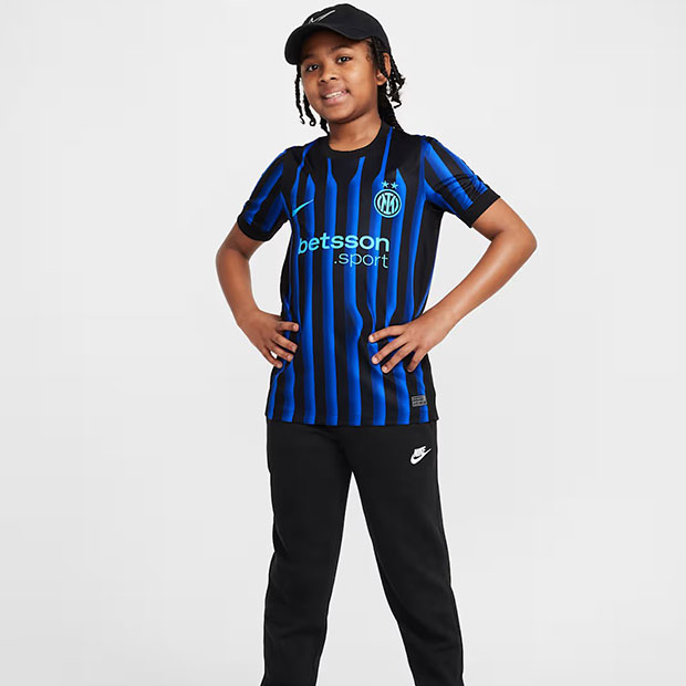 楽天市場】ジュニア インテル 25-26 ホーム 半袖レプリカユニフォーム