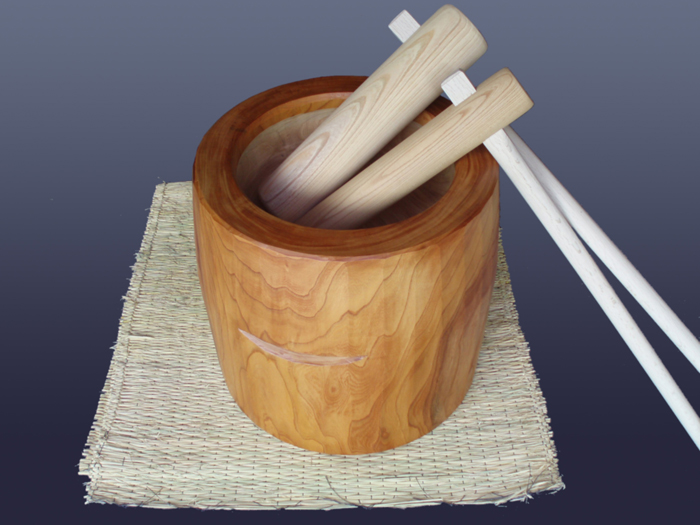 楽天市場】◎欅（ケヤキ）餅つき臼（うす） 尺6(φ48)臼・・・3升用