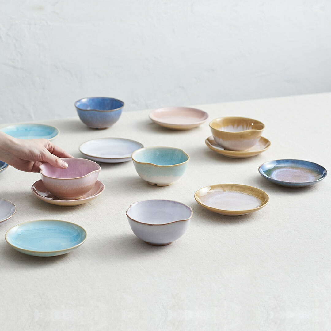 楽天市場】【KEYUCA公式店】ケユカ [萩焼]五色空プレート 14cm [国産