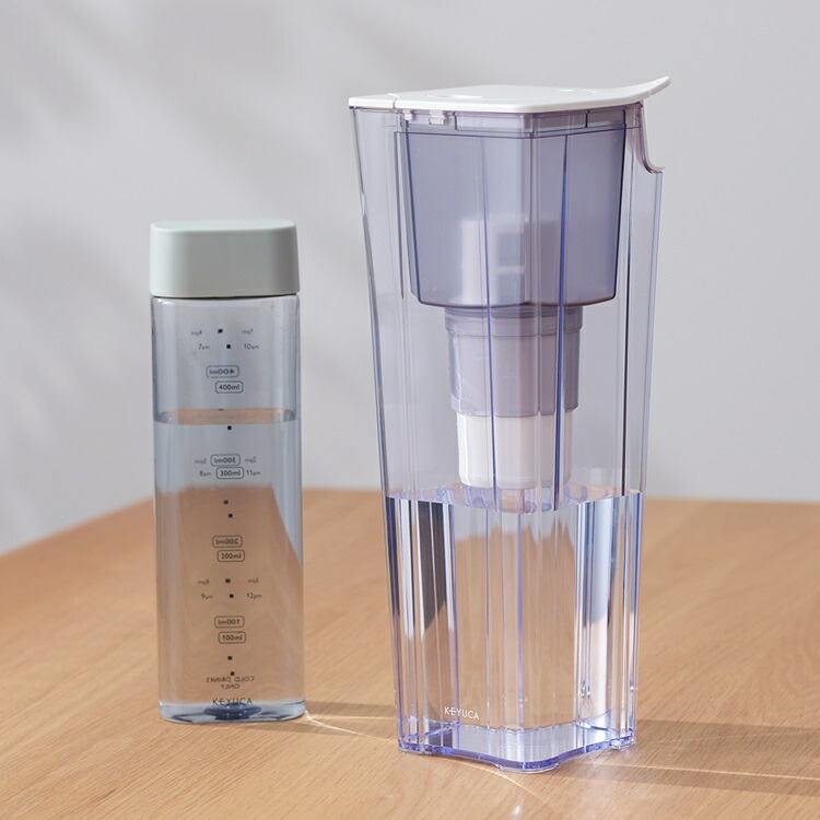 楽天市場】【KEYUCA公式店】ケユカ 片手で注げる浄水ポット0.9L[日本製