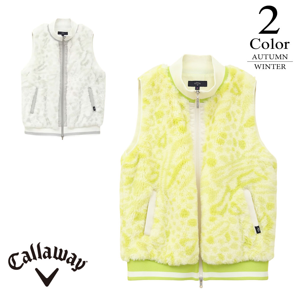 楽天市場】ファー ベスト（ブランドキャロウェイ）（レディースウェア