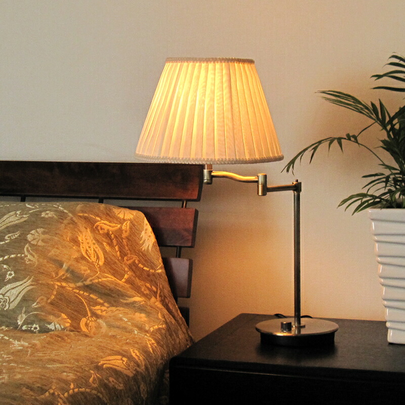 楽天市場】北欧風・アンティーク調・スイングアーム布シェード