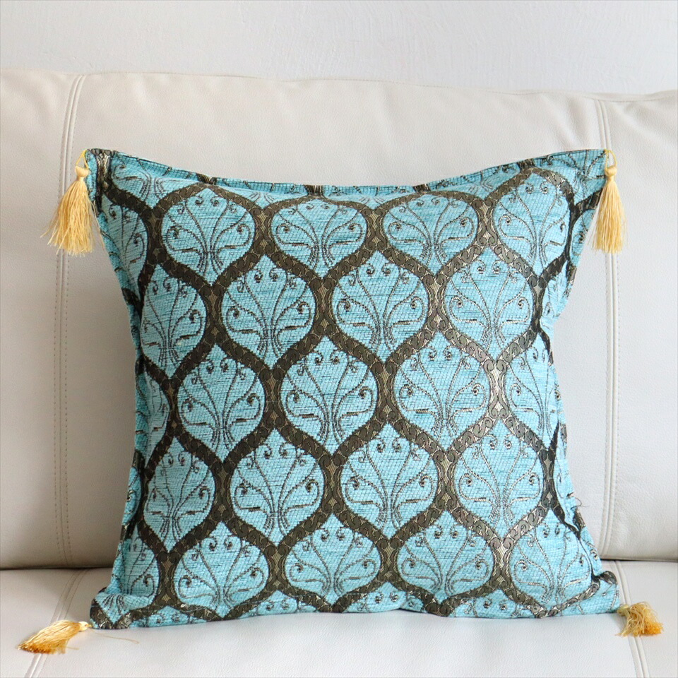 楽天市場】クッションカバー 45×45cm トルコデザイン シュニール素材の