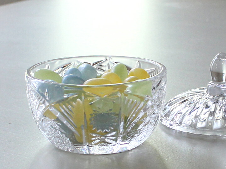 楽天市場】ガラス食器・菓子器・ボンボニエールセイボリー・直径7.5cm
