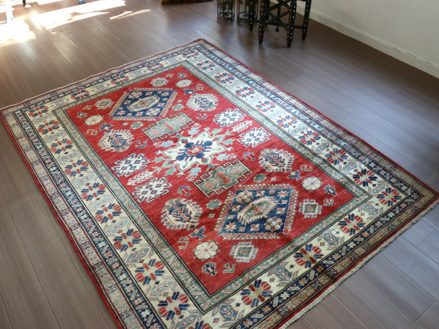 楽天市場】【15%OFFクーポン対象】トルコ絨毯 手織りラグ 208×156cm