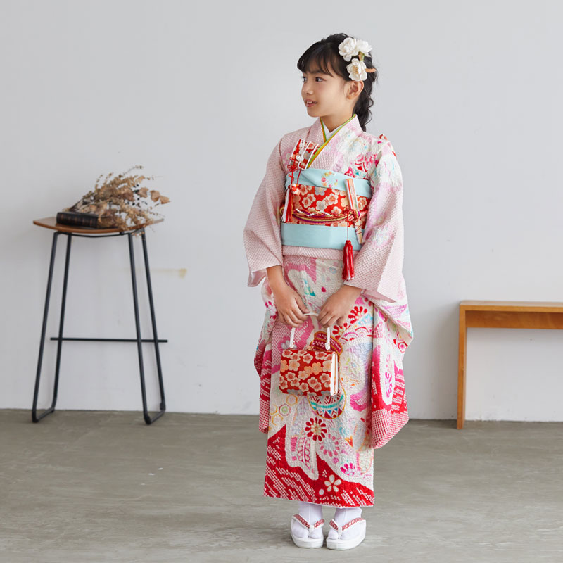 楽天市場】【レンタル】753 七五三 着物 7歳 フルセット 女の子