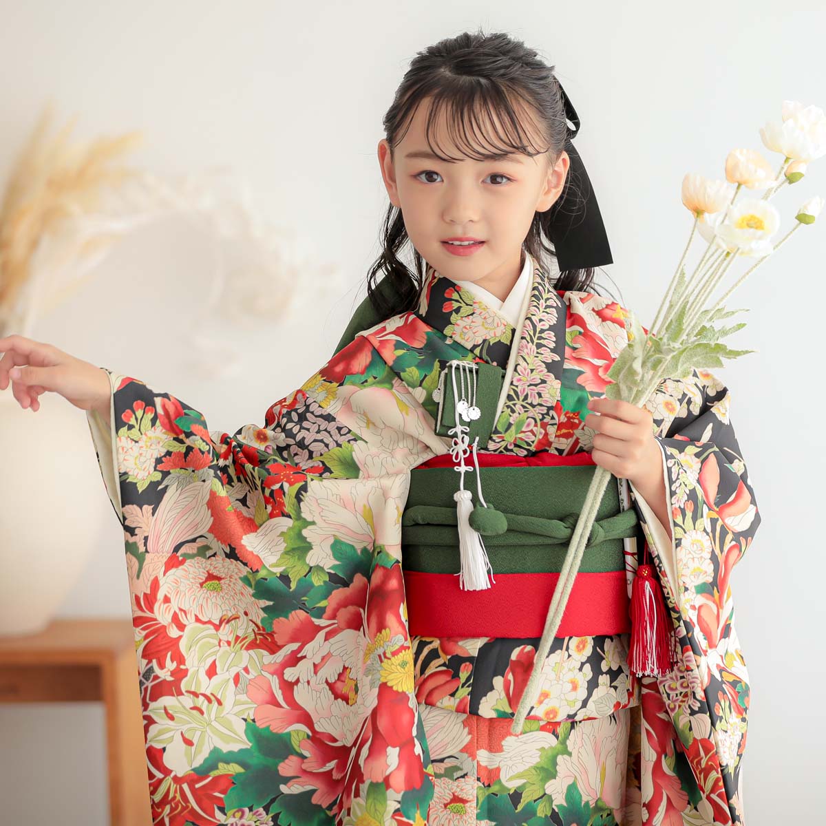 楽天市場】【レンタル】753 七五三 着物 7歳 フルセット 女の子