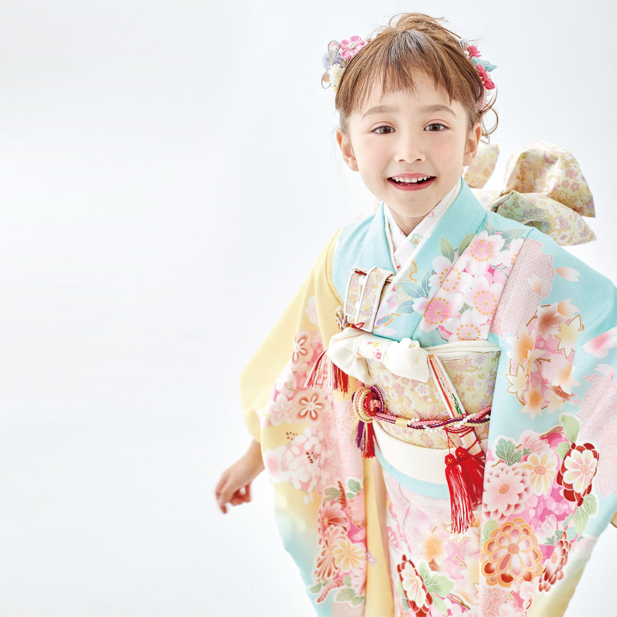 楽天市場】【レンタル】753 七五三 着物 7歳 フルセット 女の子