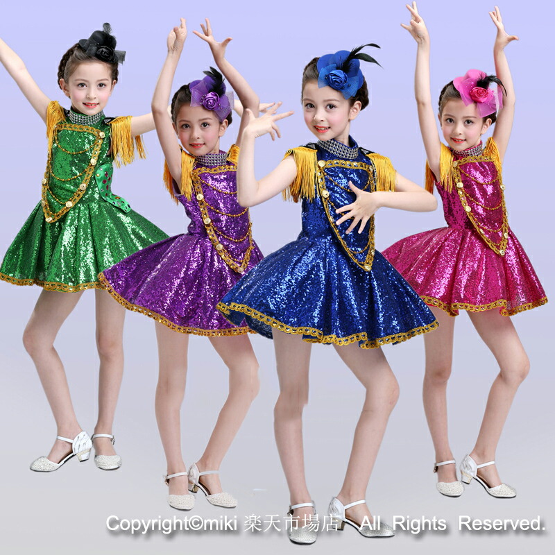 楽天市場】ランキング1位受賞｜スパンコール ダンス衣装 ワンピース