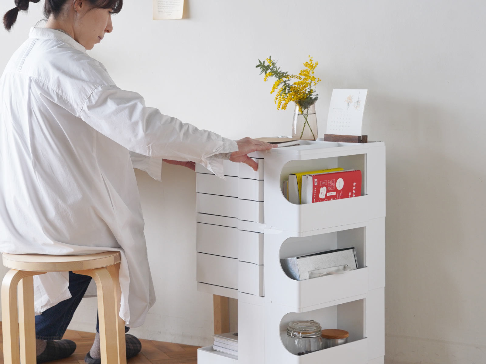 楽天市場】【在庫あり・正規品2年保証】全2色 ボビーワゴン 3段5トレイ