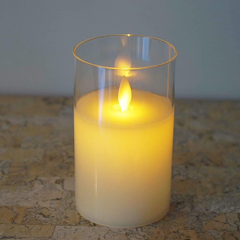 楽天市場】コベントガーデン LED ガラスカバー キャンドル Lサイズ