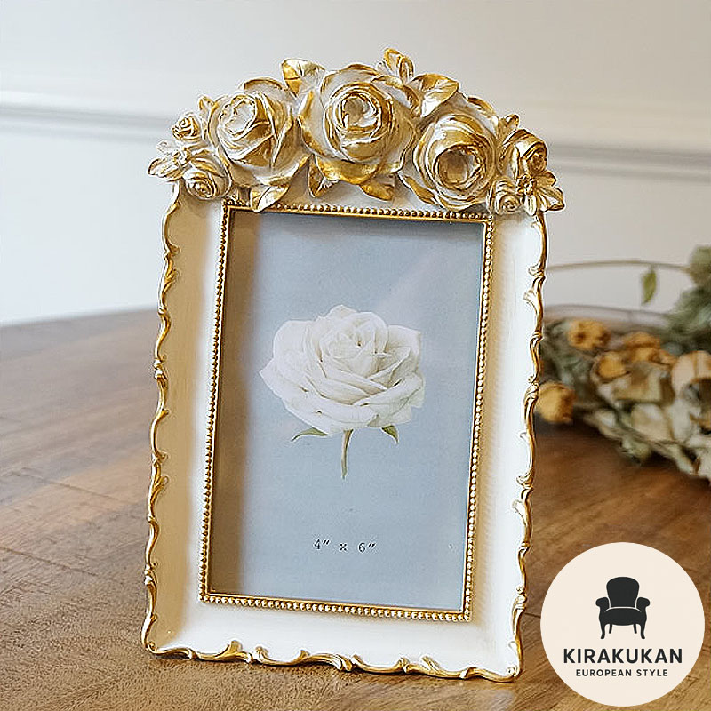 楽天市場】【スーパーセール期間限定価格】 薔薇のフォトフレーム