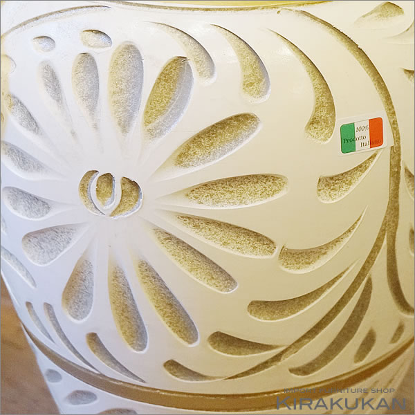 楽天市場】【スーパーセール期間限定価格】 傘立て 陶器 イタリア 白