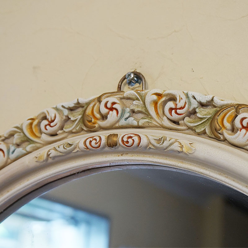 楽天市場】鏡 壁掛け アンティーク ビンテージ USED フランス製 ローズ