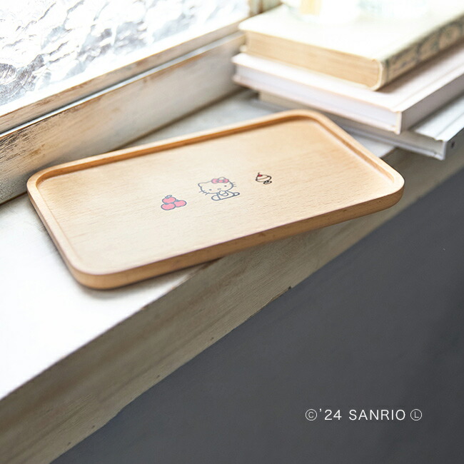 楽天市場】ハローキティ ウッドトレー[キティちゃん 眼鏡置き