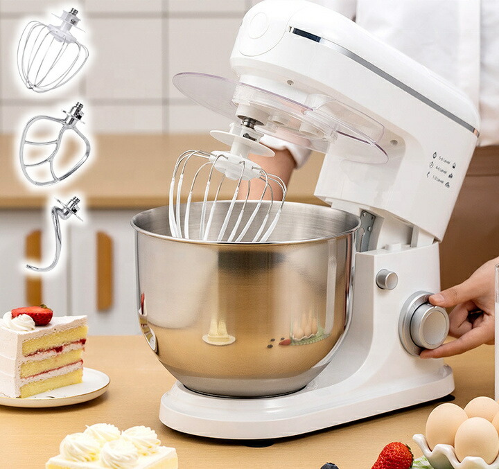 楽天市場】【2年保証】スタンドミキサー 業務用ミキサー 卓上 一台三役
