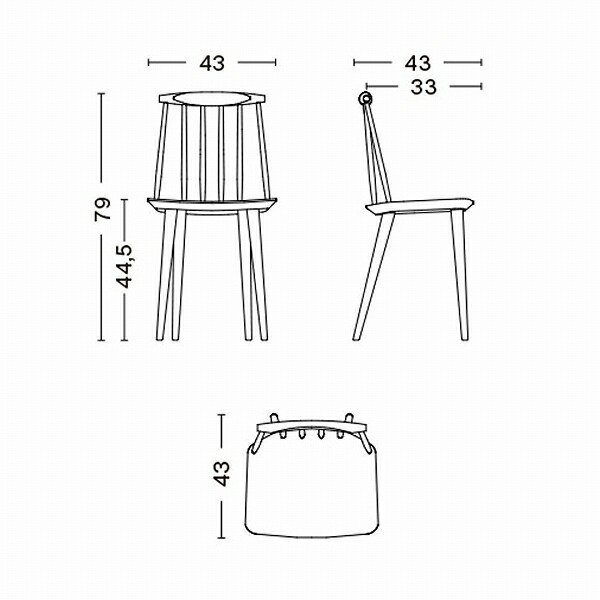 楽天市場】【お取り寄せ】HAY (ヘイ) J77 チェア 2脚ホワイト/ブラック