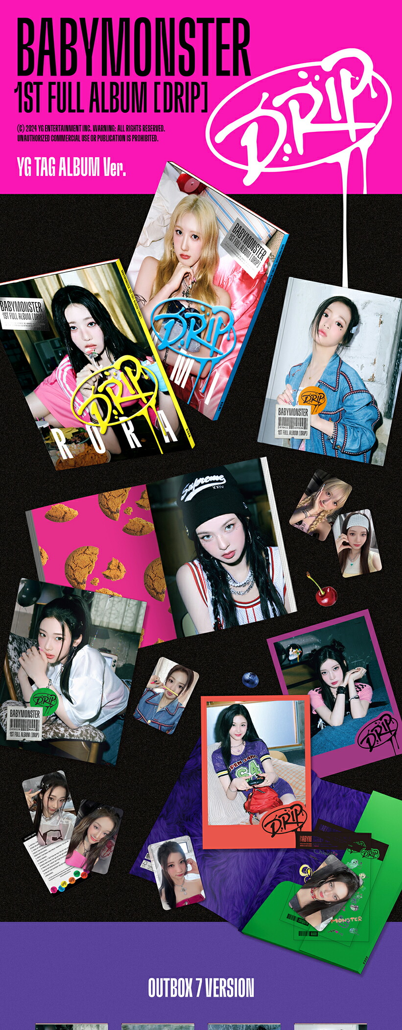 楽天市場】【YG特典選択】 アルバムメンバー選択 / BABYMONSTER - DRIP