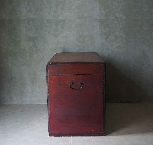 楽天市場】長持ち 木製収納箱 0005タンス 収納 書籍箱 木製古道具 古民