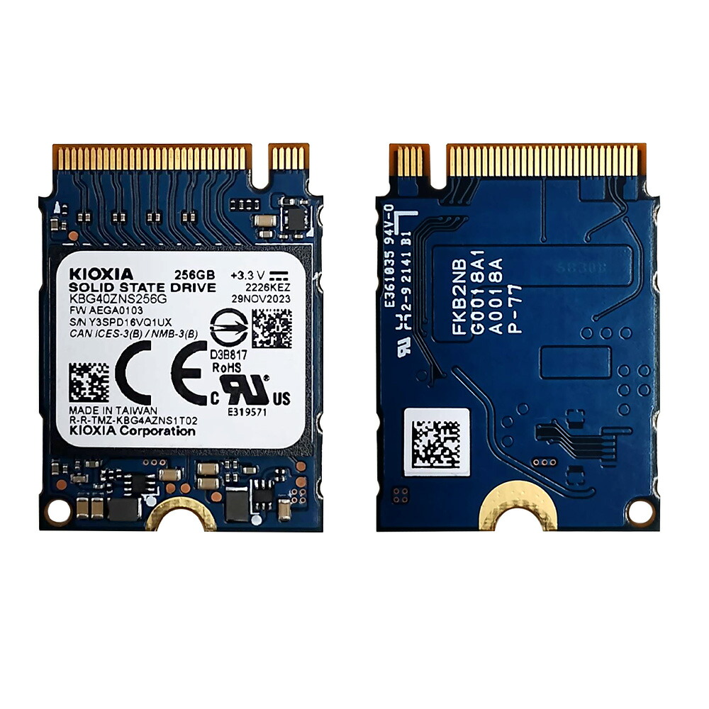 楽天市場】Kioxia NVMe PCIe SSD 256GB M.2 2230 / 2280 両対応