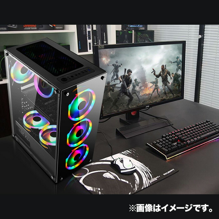 楽天市場】【50%OFF】【JX001】ゲーミング PCケース ミドルタワー