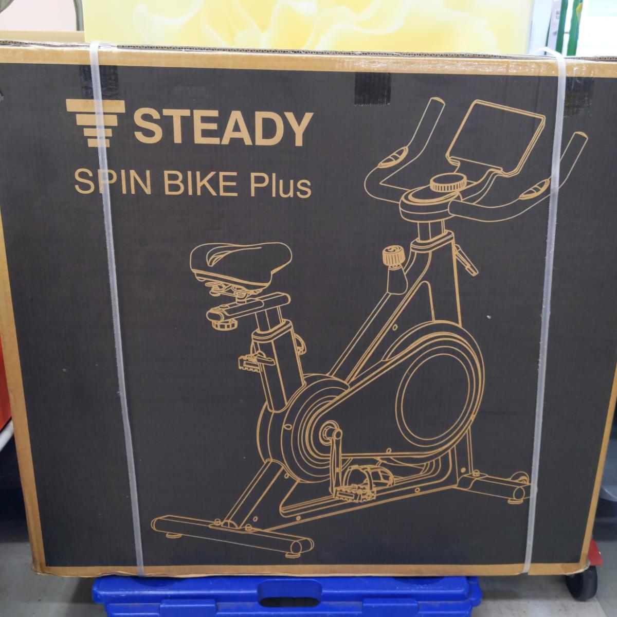 楽天市場】【未開封品】STEADY スピンバイクPlus ST145-B 〇YR-54101〇
